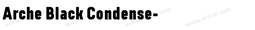 Arche Black Condense字体转换 Arche Black Condense字体转换